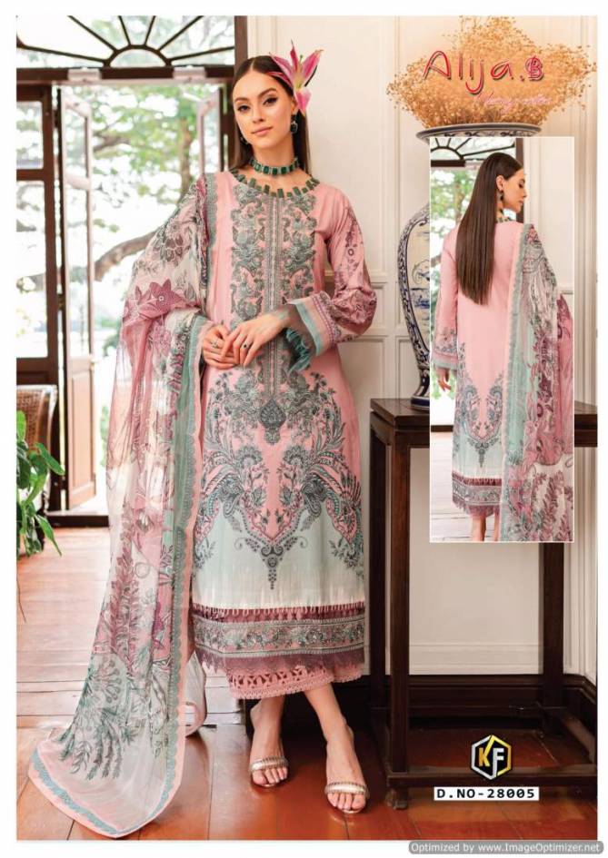 Alija B Vol 28 By Keval Printed Cotton Luxury Pakistani Dress Material Collection
